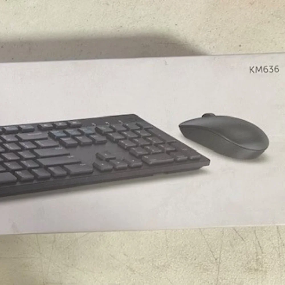 Dell KM636 Wireless Keyboard & Mouse Combo (5WH32), Black